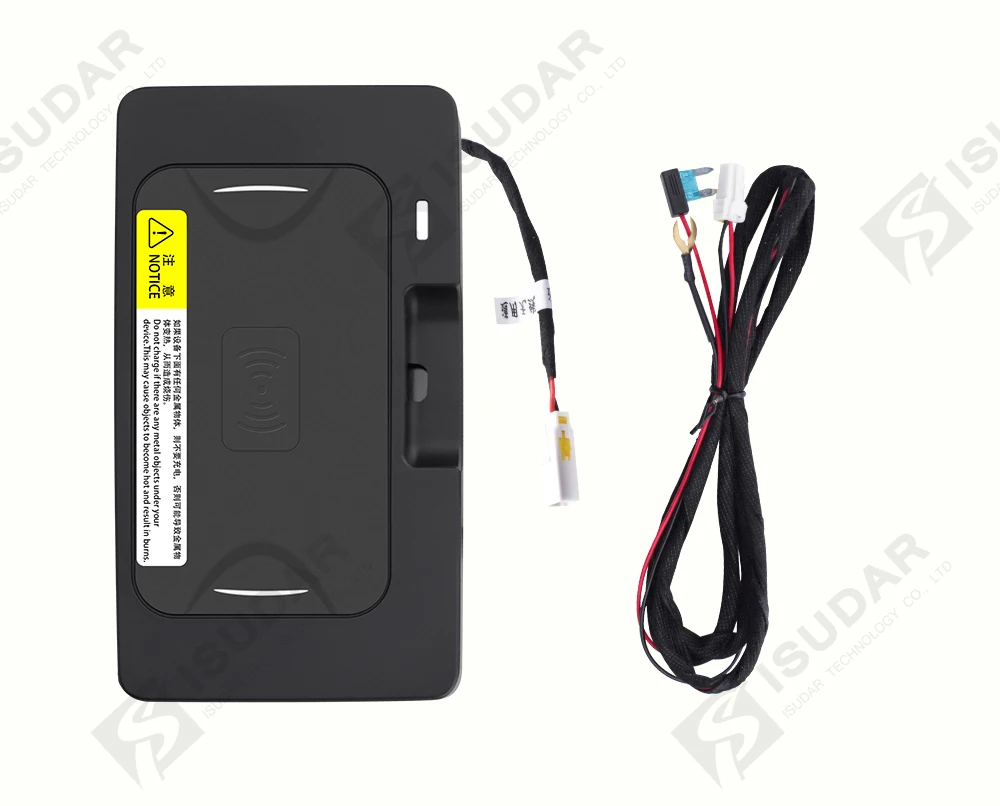ISUDAR 10 Вт Qi автомобильное беспроводное зарядное устройство Автоматическая быстрая Беспроводная зарядка для Audi Q5L для iphone 8 X для samsung для huawei