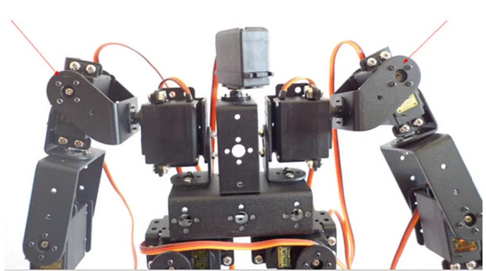 Feichao 17DOF Biped Роботизированный Обучающий робот-гуманоид робот набор сервокронштейн