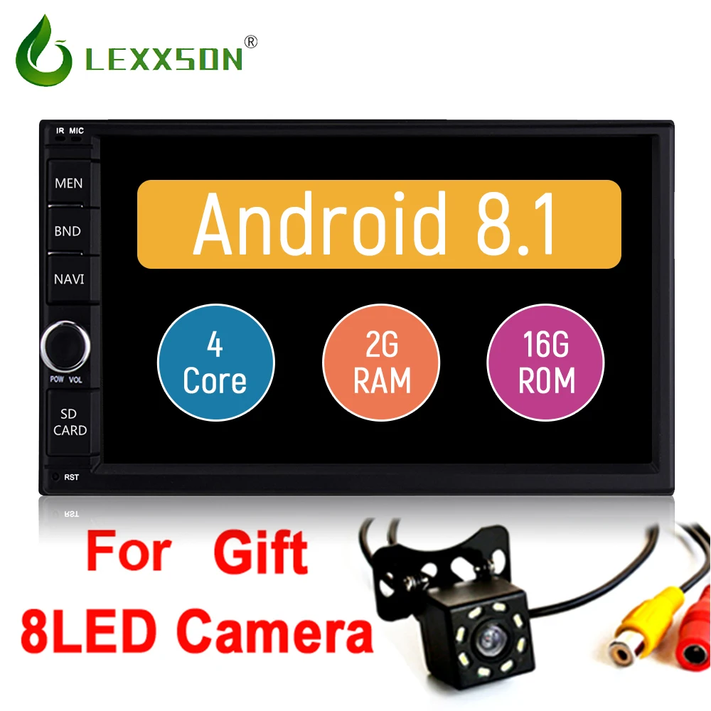 

Lexxson 2Din autoradio Android 8.1 Car Multimedia Play Tap PC Tablet For Nissan GPS Navigation Radio Stereo Video Player(No DVD)