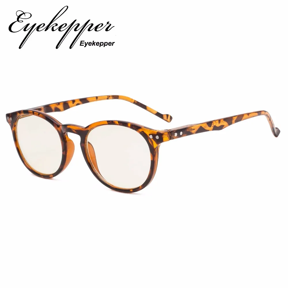 CG071 Eyekepper ретро овальные круглые очки для чтения с защитой от ультрафиолета