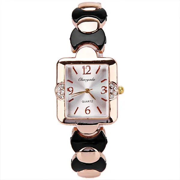 

Popular leisure brand luxury watch, ladies fashion chain simulation quartz round girl Bracelet Watch wrist chain quartz watch