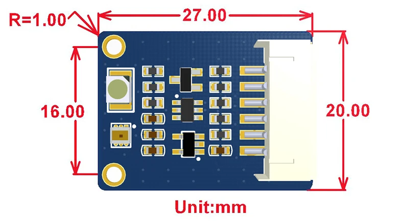 TCS34725 цветной датчик, высокая чувствительность, I2C