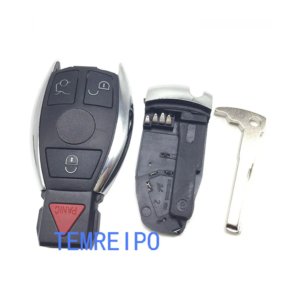 

10pcs/lot Replacement Entry Key Case Shell For Mercedes Benz W203 W210 W211 AMG W204 C E S CLS CLK CLA SLK Classe