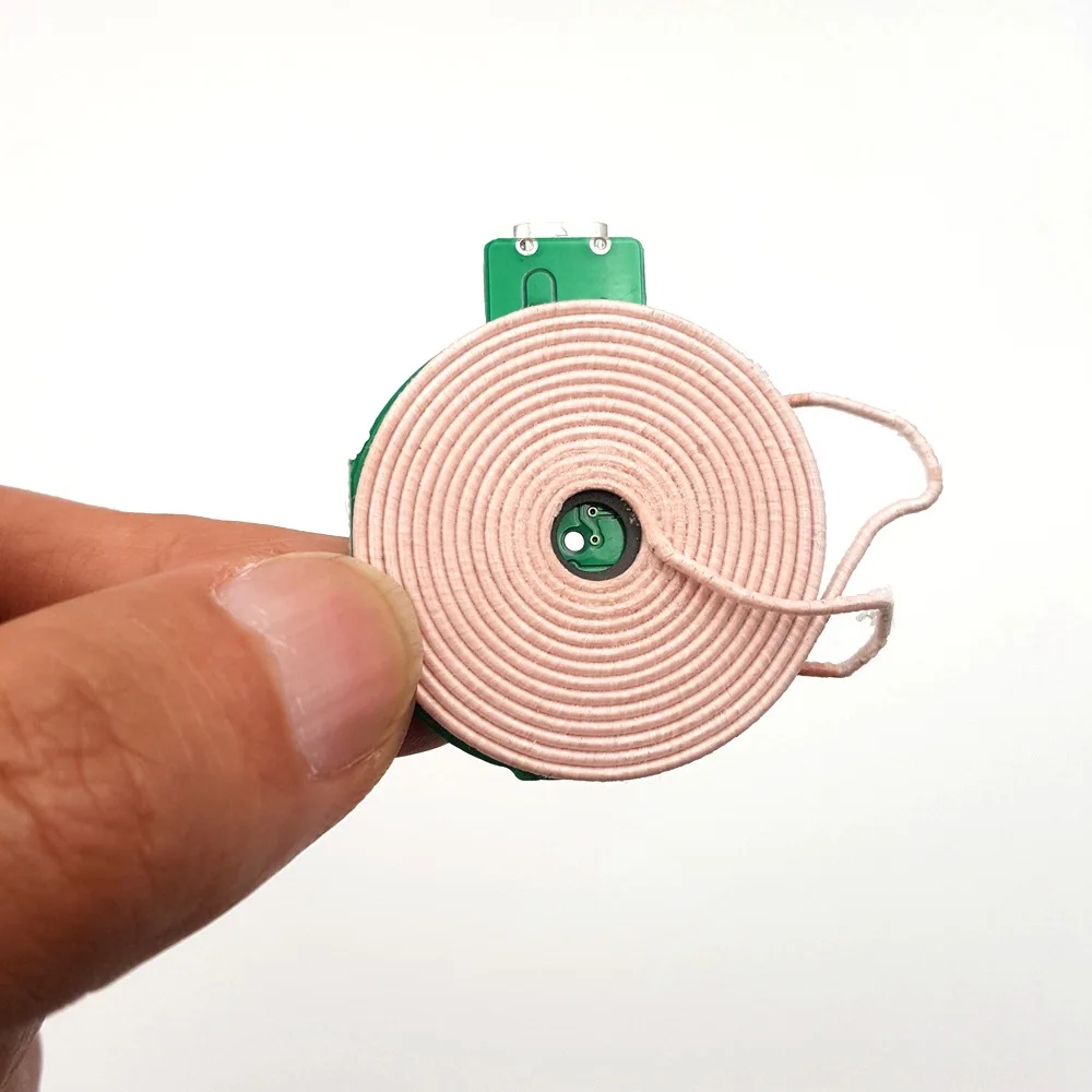 1PCS New Products Mini Induction Coil with DIY Wireless Charger Transmitting Terminal Modular QI Standard