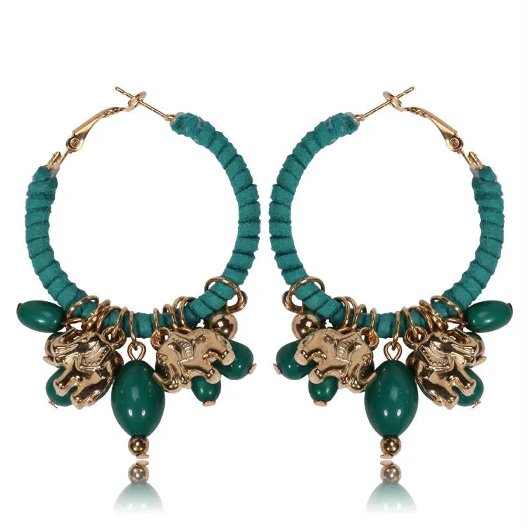 Классические длинные серьги подвески в виде животных 4 цвета|earring tree|earrings pandapendant
