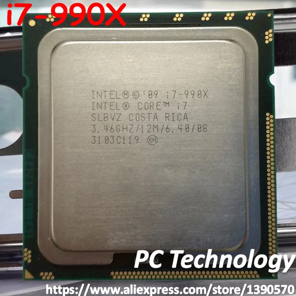 Intel Core i7-990X Extreme Edition i7 990X3,46 ГГц 6-ядерный 12M Кэш LGA1366 Процессор 130W