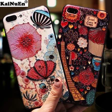 KaiNuEn Роскошные для apple iphone7 3d цветок телефон capinha, coque, чехол, чехол для iPhone 7 plus 7 plus Силиконовые кремния интимные аксессуары i