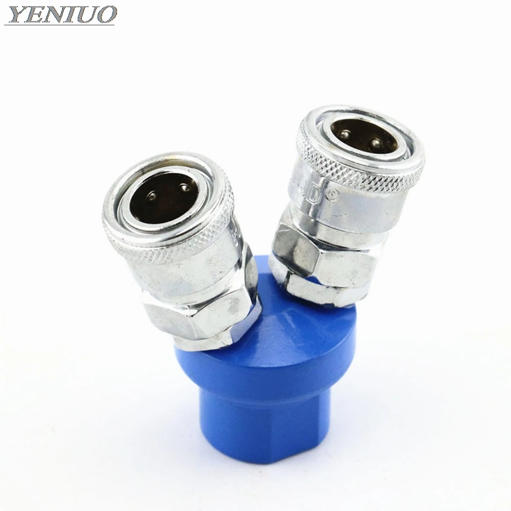 Пневматические Фитинги 1/4 &quotBSPP Multi 3Way/2Way воздушный шланг быстроразъемный адаптер