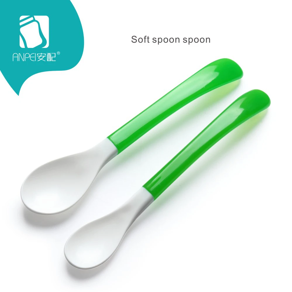 2016 New Baby Spoon Kids Flatware Feeding Spoon Safety PP Infant Color
