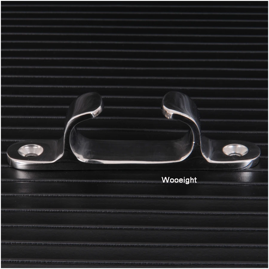 4Inch Stainless Steel 316 Polished Dock Deck Fair Lead Cleat Line Rope Hardware  Fitting For Boat Yacht Marine Caravan (3)