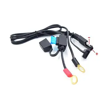 

New 12V Charger Cable For Motorcycle Battery Terminal Quick Disconnect Cable Motorcycle Battery Output Connector