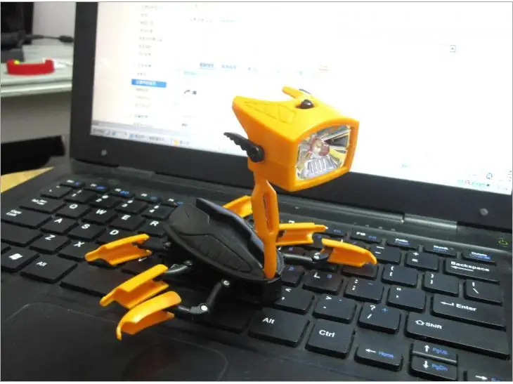 Новинка деформируемый Робот СВЕТОДИОДНЫЙ фонарик лампа ночник робот-трансформер фонарик детский подарок с CFS