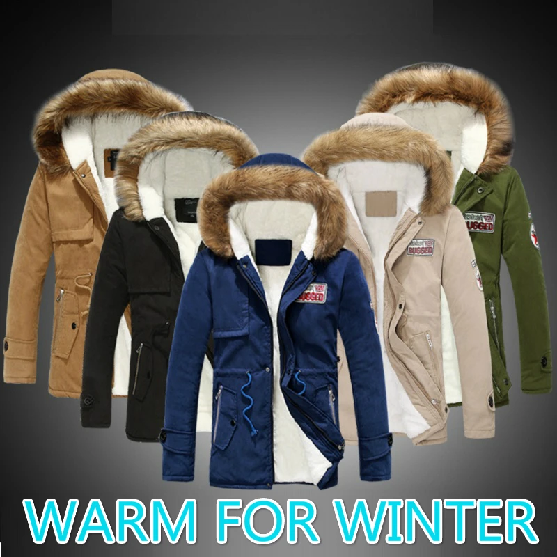 Chaqueta hombre,, мужские парки, invierno, повседневное пальто, теплый военный Анорак, верхняя одежда, manteau homme, Мужская теплая зимняя куртка для мужчин