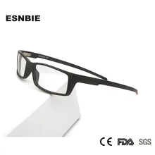 TR90 пластиковые титановые квадратные винтажные мужские очки s оправа ультралегкие очки обертывание спортивные очки для мужчин сталь с прозрачным объективом