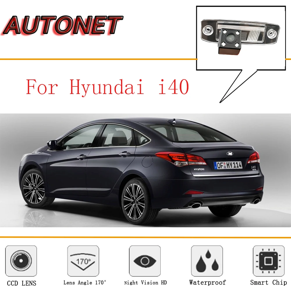 AUTONET камера заднего вида для hyundai i40 wagon/i40 Tourer i30 tourer/CCD/ночное видение/камера заднего вида/камера номерного знака