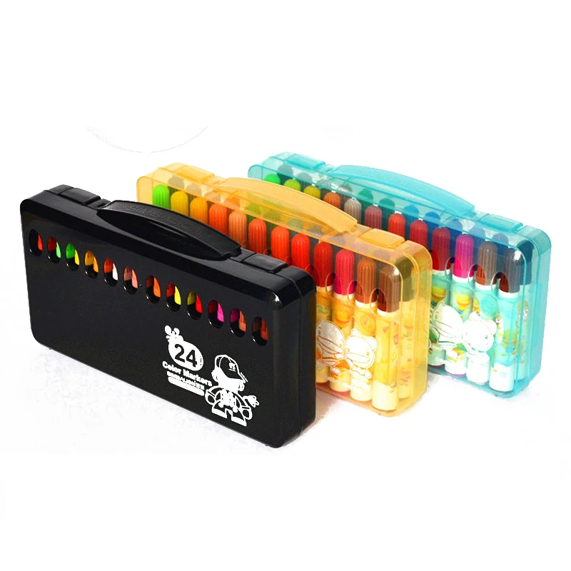 

SIMBALION 24 color watercolor pen children graffiti strokes thick head pen gift set