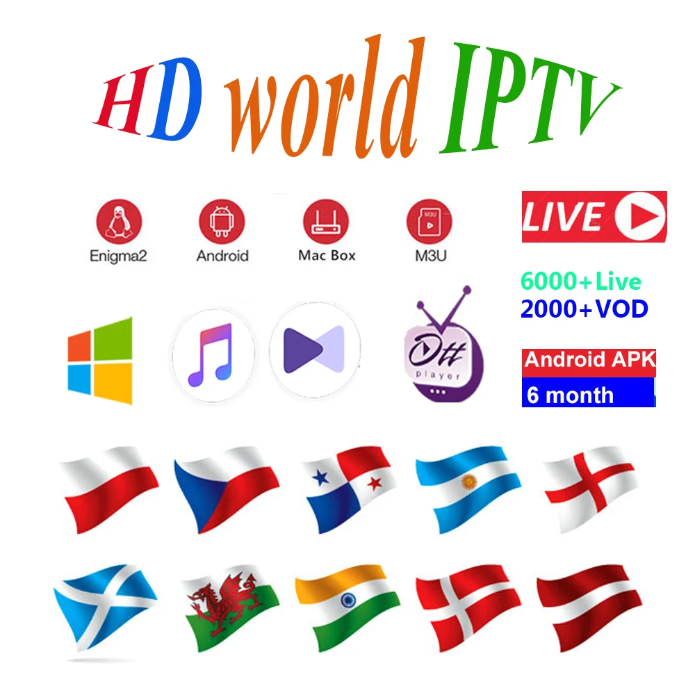

free test 6 months iptv hd europe france netherlands sweden Germany iptv subscription for box tv android 8.1 box tv smart m3u