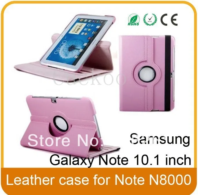 

CucKooDo 360 Degree Multi Angle Rotating Cover Case for Samsung Galaxy Note 10.1 inch Tablet N8000/N8013/ SCH-i925