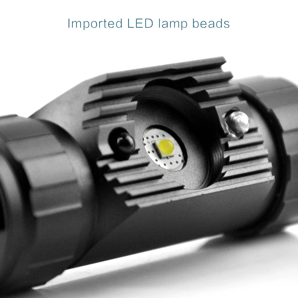 de movimento 1000lm farol 18650 recarregável à