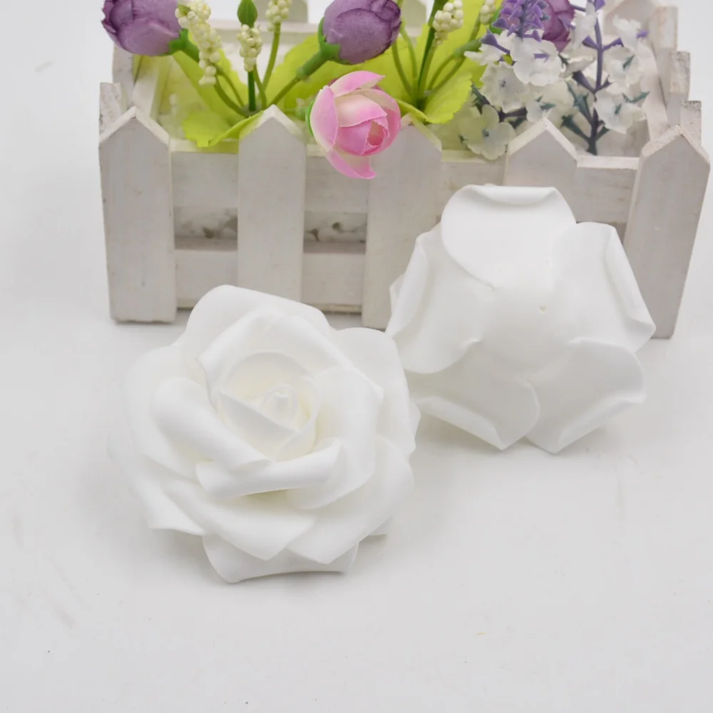 100pcs 7cm Artificial Flower High Quality Foam Rose Handmade Artificial Flower Wedding Decoration DIY Clipboard Puff Flower 100pcs 7cm Artificial Flower High Quality Foam Rose Handmade Artificial Flower Wedding Decoration DIY Clipboard Puff Flower