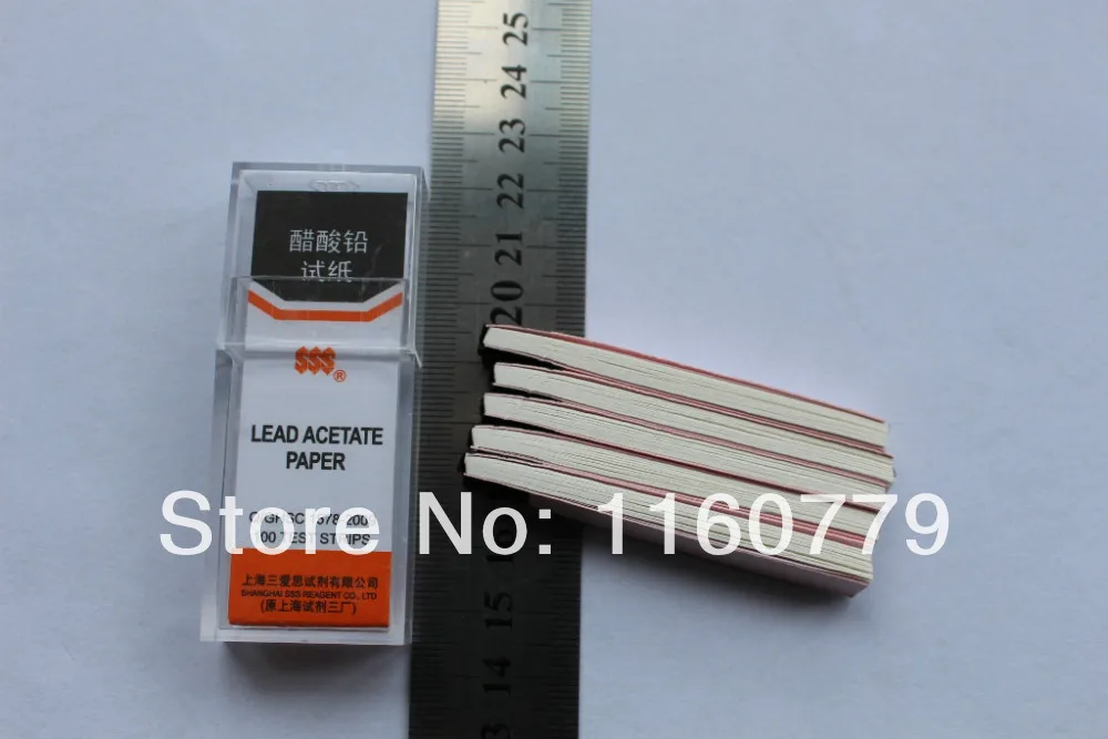 Qualitative Lead acetate Paper strip, Lead acetate paper test paper for