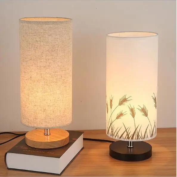 

Contemporary contracted practical real wood bedroom head bed linen restoring ancient ways desk lamp of Chinese Japanese style