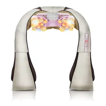 6 Keys Infrared Massager Shiatsu Cervical Back Neck Shawl Electric Roller Heat Device Save Energy Easy Operation