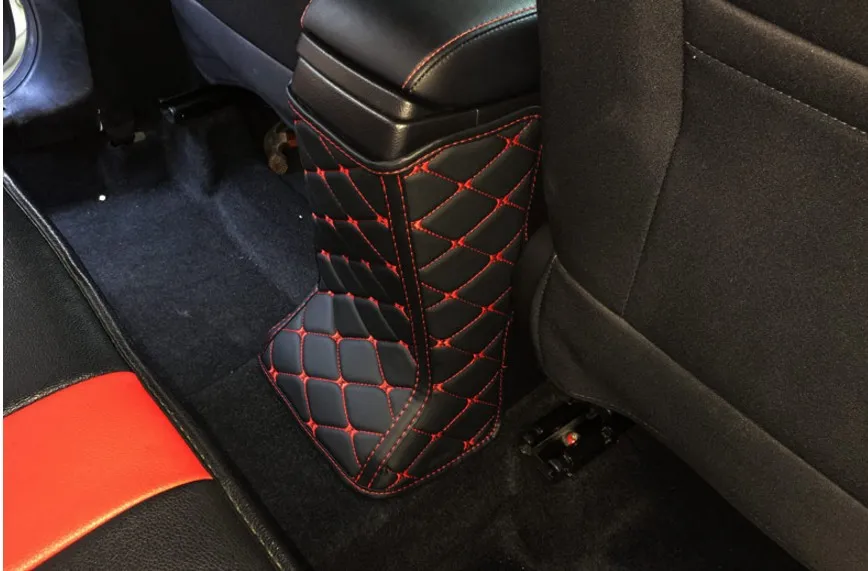 Автомобильный подлокотник коробка задний ряд анти ногами pad кобура искусственная кожа для Suzuki Vitara