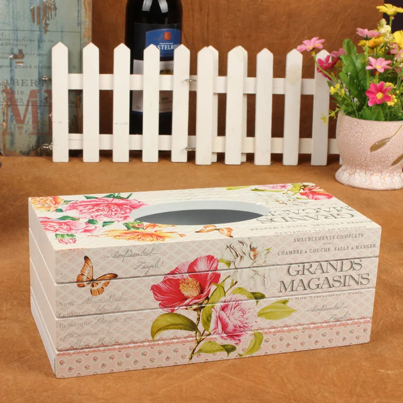 

Pastoral Tissue Box Creative Paper Box Car Simple Lunch Box Cute European Car Living Room Conference Bar Cafe Gifts Others
