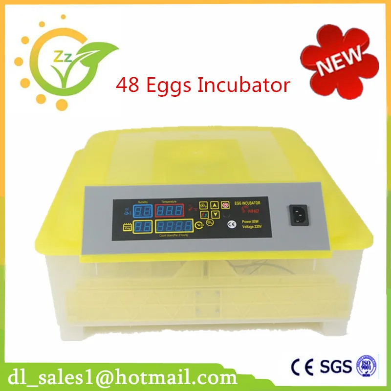 

High Quality Digital 48 Eggs Incubator Automatic Brooder Used For Poultry Chicken Duck Goose Bird