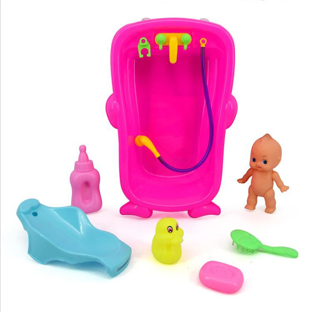 Bathroom Game Play Set Early Educational Newborn Gift Bath Toys Bathtub Cognitive Floating Toy for Children Kids Water | Игрушки и хобби