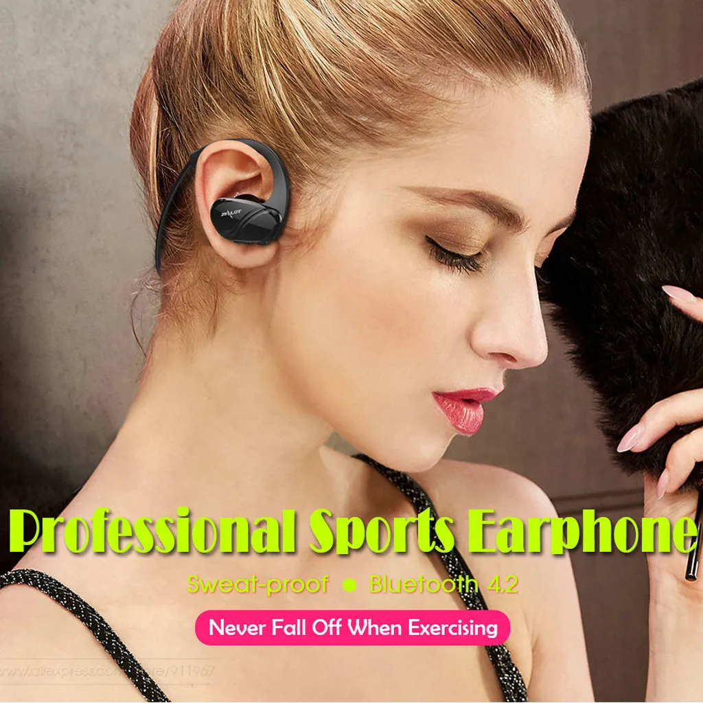 

ZEALOT H6 Sports Bluetooth Headphones Stereo Bass Wireless Earphone With Mic Sports Music Earphones Headsets Handfree Microphone
