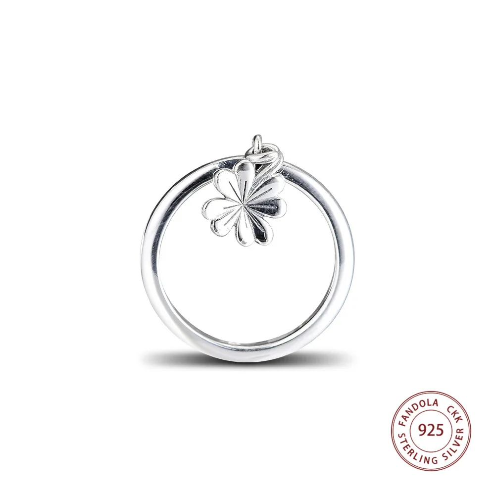  925 Hanging Clover Ring FLR200 (4)