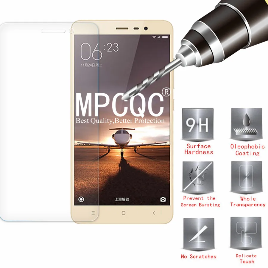 MPCQC закаленное стекло для Xiaomi Redmi 6 защитная пленка экрана 9h 2.5D телефон защитный