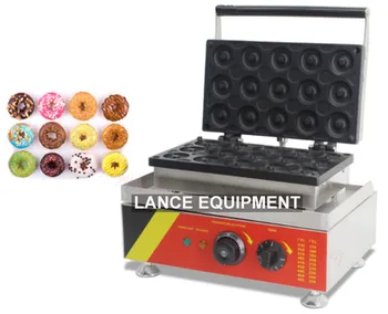 

Free shipping 15 pcs mini donut maker/ mini donut machine for sale/ donut machine automatic