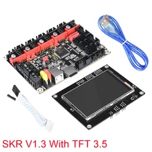 BIGTREETECH SKR V1.3 32 бит Motherboad с TFT 3,5 Сенсорный экран совместимый Smoothieboard плате контроллера для 3d принтер