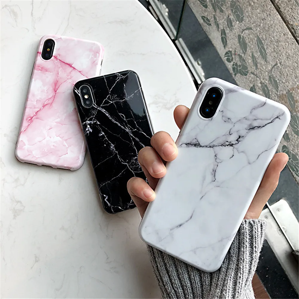 

Marble Cases For iphone X XS MAX XR 7 8 6 6s Plus Coque Soft TPU Back Cover Luxury Fundas on iphone 7 8 6 6s Plus X Case