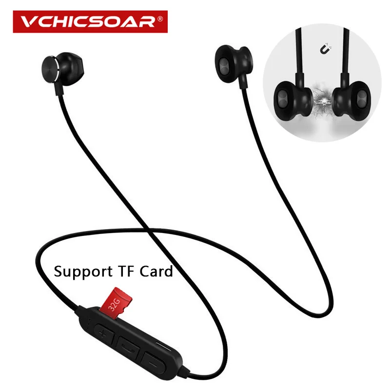 Vchicsoar спортивные bluetooth наушники стерео Беспроводная гарнитура вкладыши Наушники
