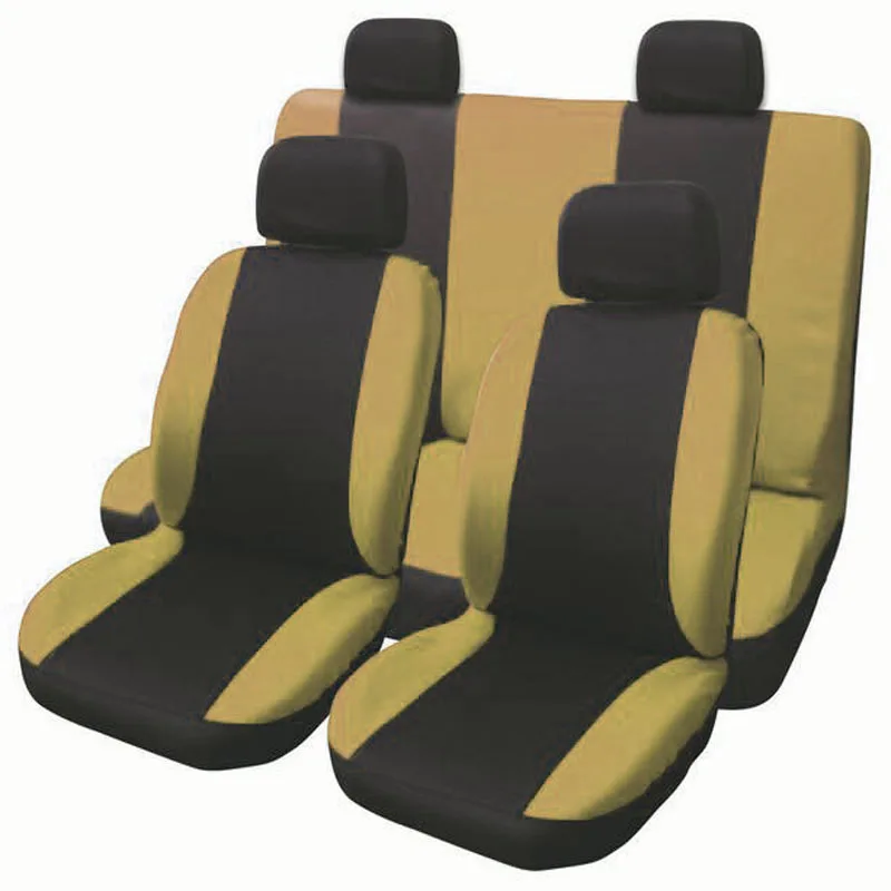 Классический чехол для автокресла Универсальный подходит для большинства брендовых чехлов для автомобилей 5 цветов защита для автокресла стильные чехлы для сидений автомобиля - Название цвета: 8pcs beige