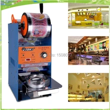 Электрическая ручная и автоматическая чашка для бабл-ти машина запечатывание пластиковых стаканчиков