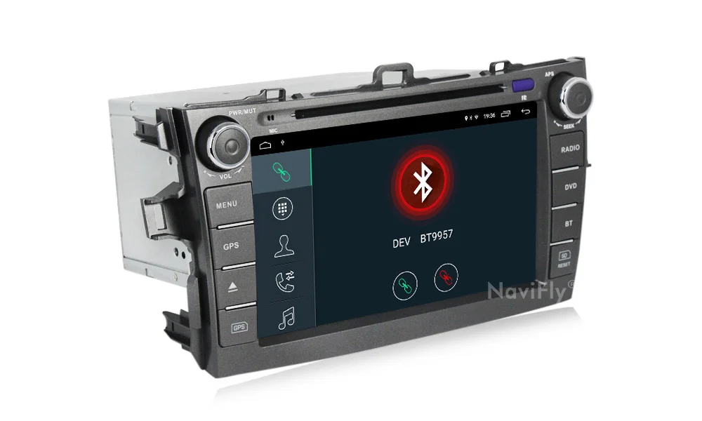 Clearance 2din 2+32G Android 9.1 Car dvd multimedia player for Toyota corolla 2007 2008 2009 2010 2011 radio FM WIFI USB GPS Navigation 18