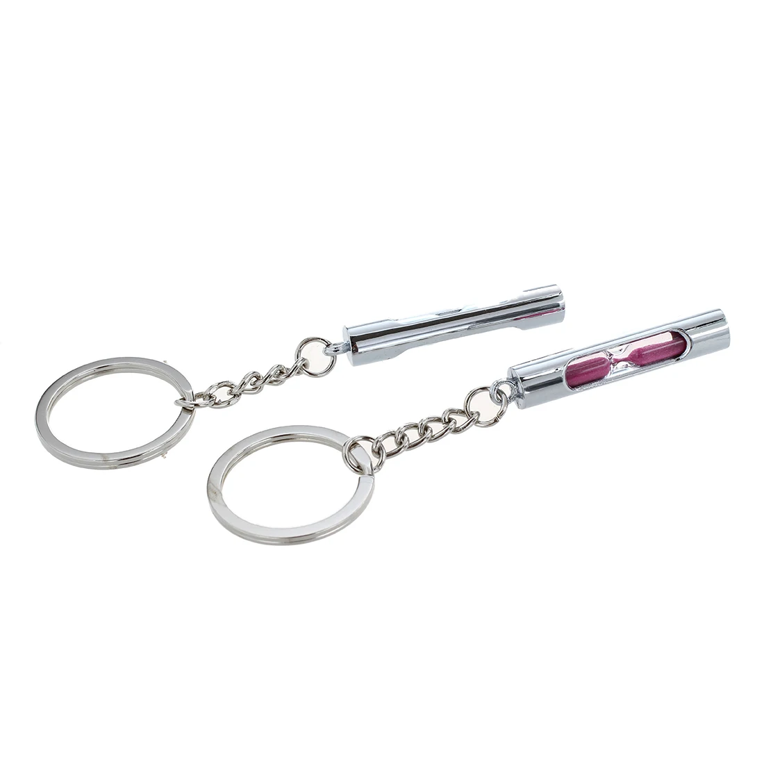 2 Классические Брелоки для ключей в виде песочных часов брелоки с песочным таймером для идеального подарка на День святого Валентина Розовый Синий
