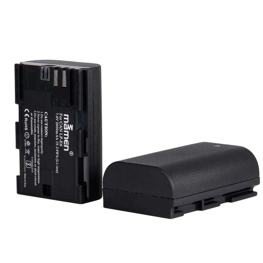 Günstige 2600mAh LP E6 LP E6 LPE6 Digital Kamera Batterie + USB LCD Dual Ladegerät für Canon Mark II Mark III 6D 7D 60D 60Da 70D 80D 5DS 5D
