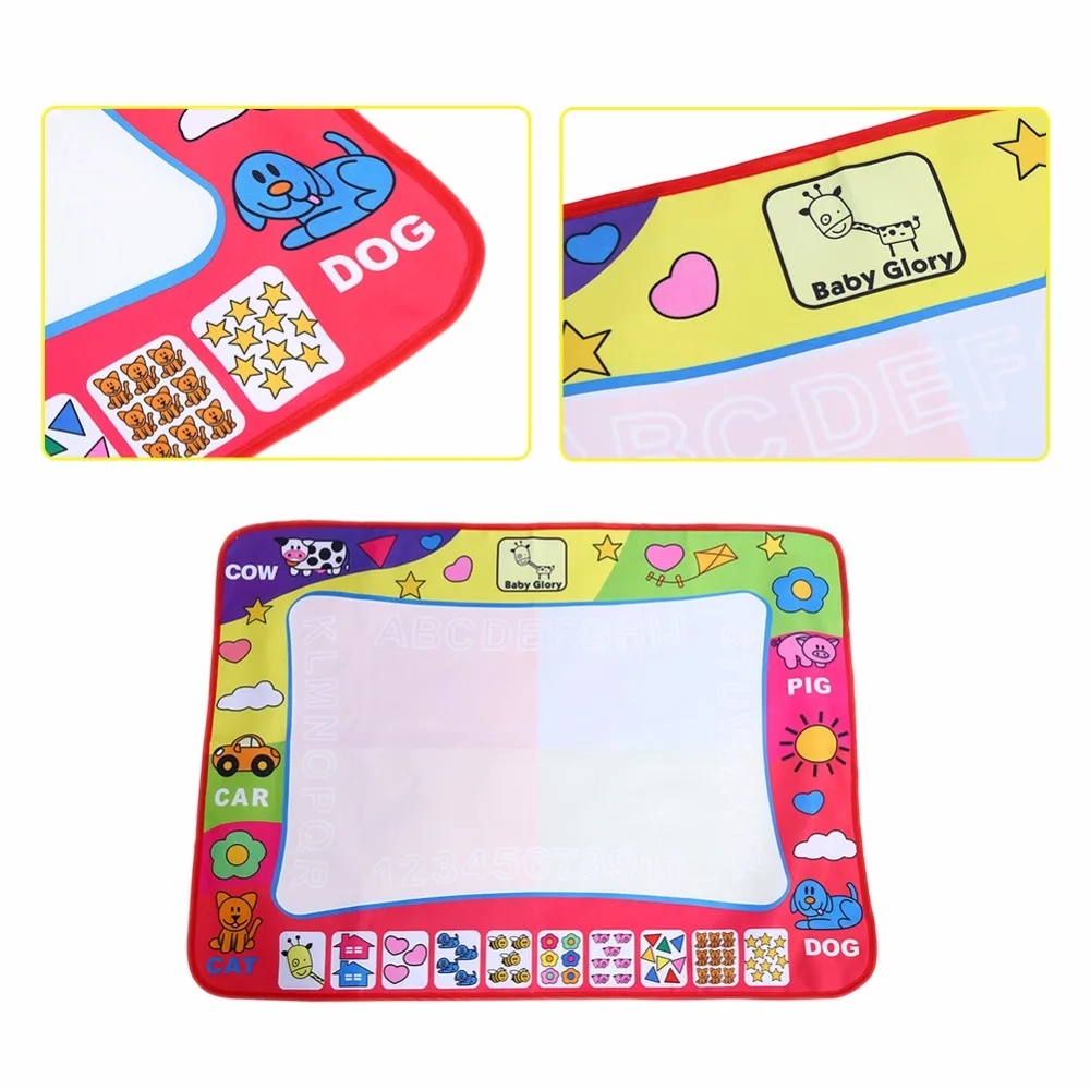 Water Drawing Mat With Colored pen