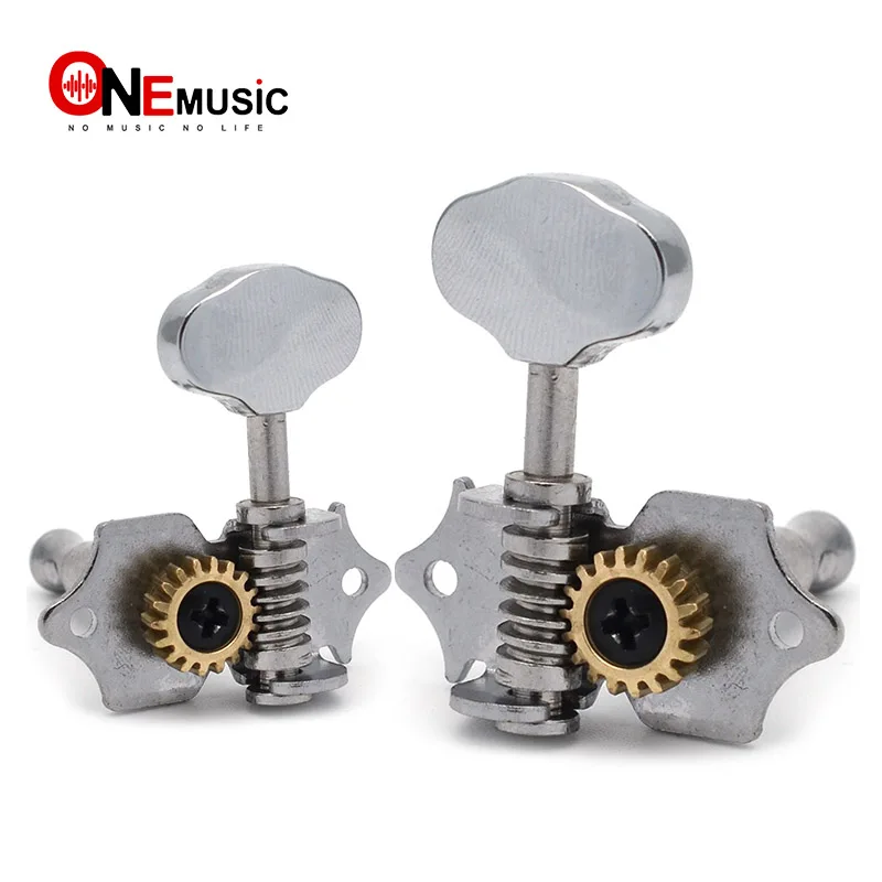 

18:1 Gear Ratio Vintage Open Gear String Tuners Tuning Pegs Key Machine Head for Ukulele Acoustic Classical Guitar