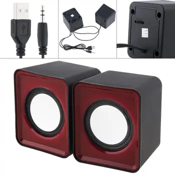 

Portable G-101 5W Mini USB 2.0 Speakers with 3.5mm Stereo Jack and USB Powered for PC / Laptop / Smartphone