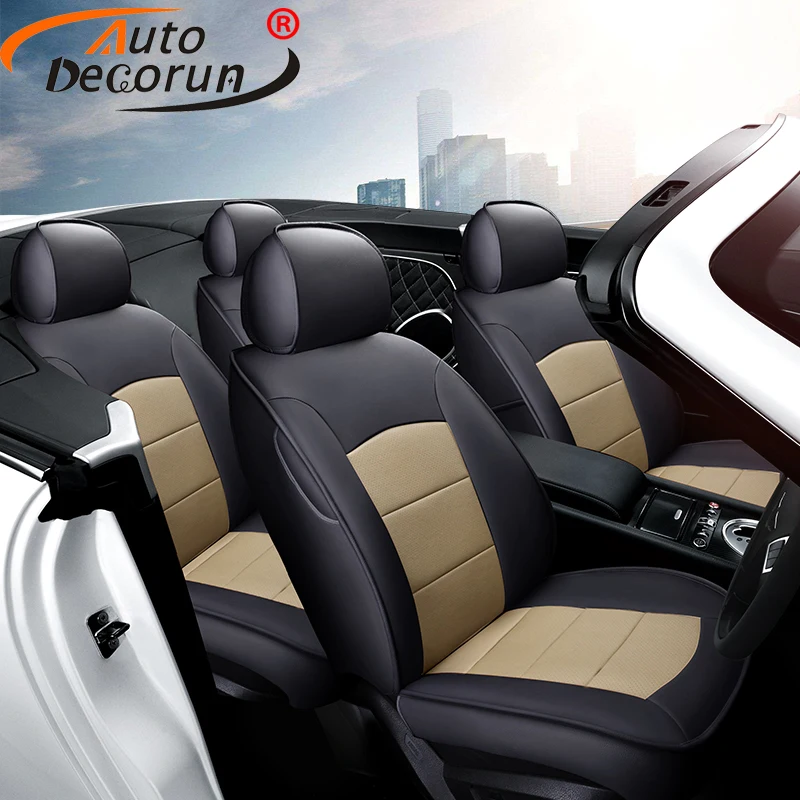 AutoDecorun Genuine Leather Seat Cover Set for Lexus IS250 IS300 IS300h