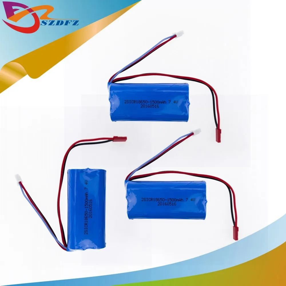 7 4 V 1500 мА/ч ICR 18650mah Батарея 3 шт. MJX F 45 вертолета запасные Запчасти DH 9053 9101 f45 9118 rc