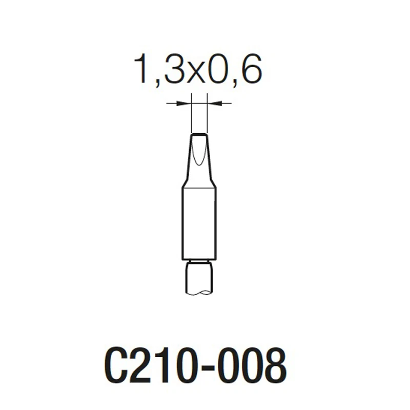 JBC C210008 картриджи паяльный наконечник для T210 паяльная ручка