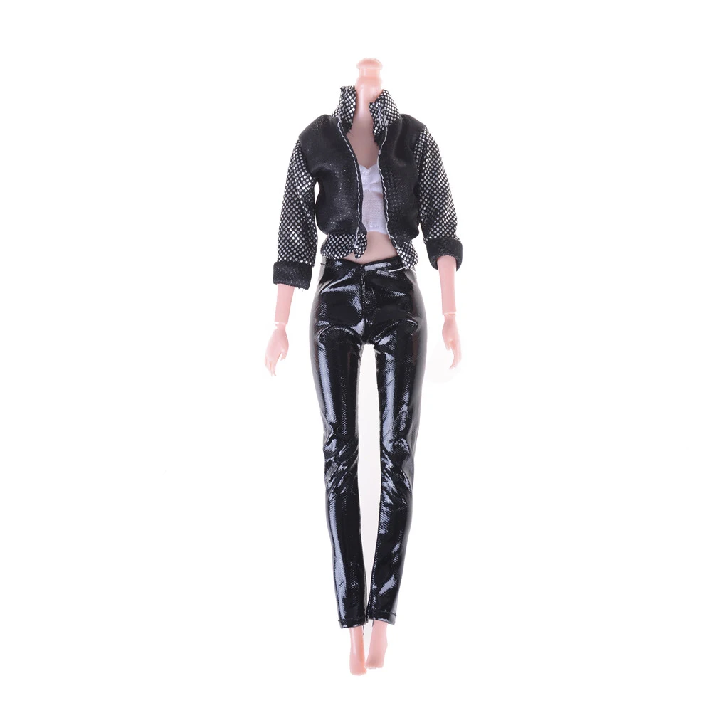 

1 Set windbreaker Clothes Trousers Pajamas Coat+vest+trousers lifestyle Suit For for Doll